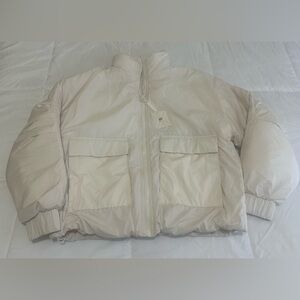 New Fabletics All Weather Jacket Sz Small/6in the colour Bone